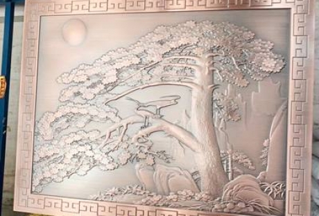 鋁板浮雕壁畫